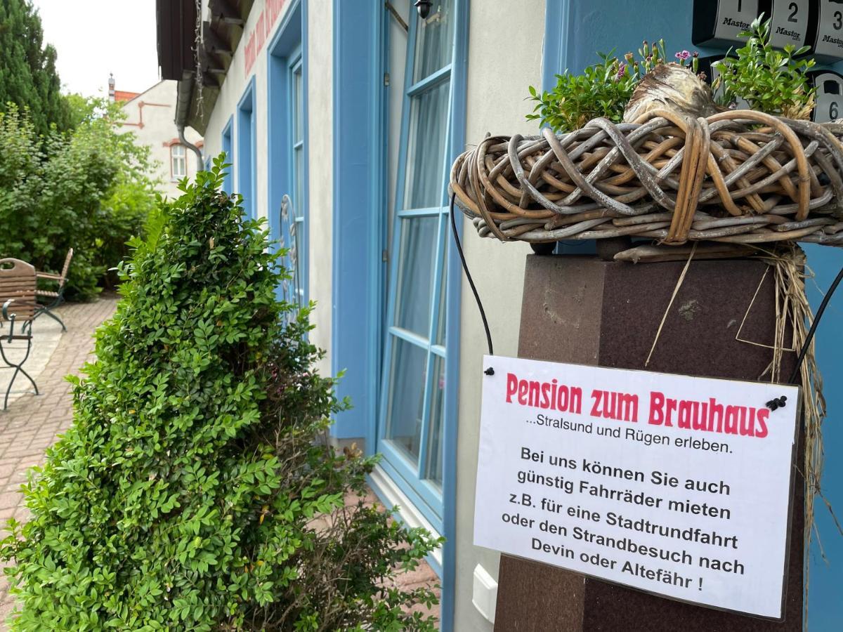 Pension Zum Brauhaus Щралзунд Екстериор снимка
